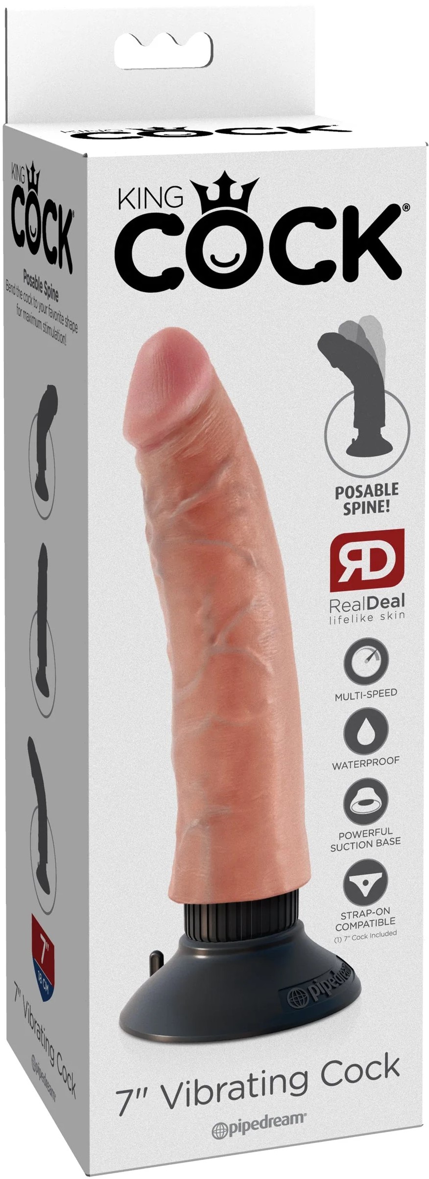 Vibrador Realista Xtreme King Cock 7 - imagen 1