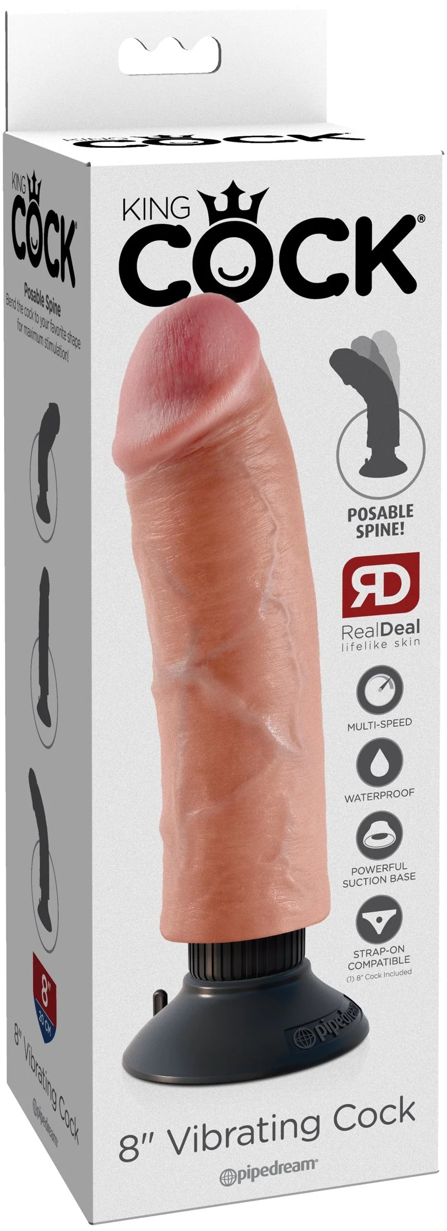 Vibrador Realista Xtreme King Cock 8 - imagen 1