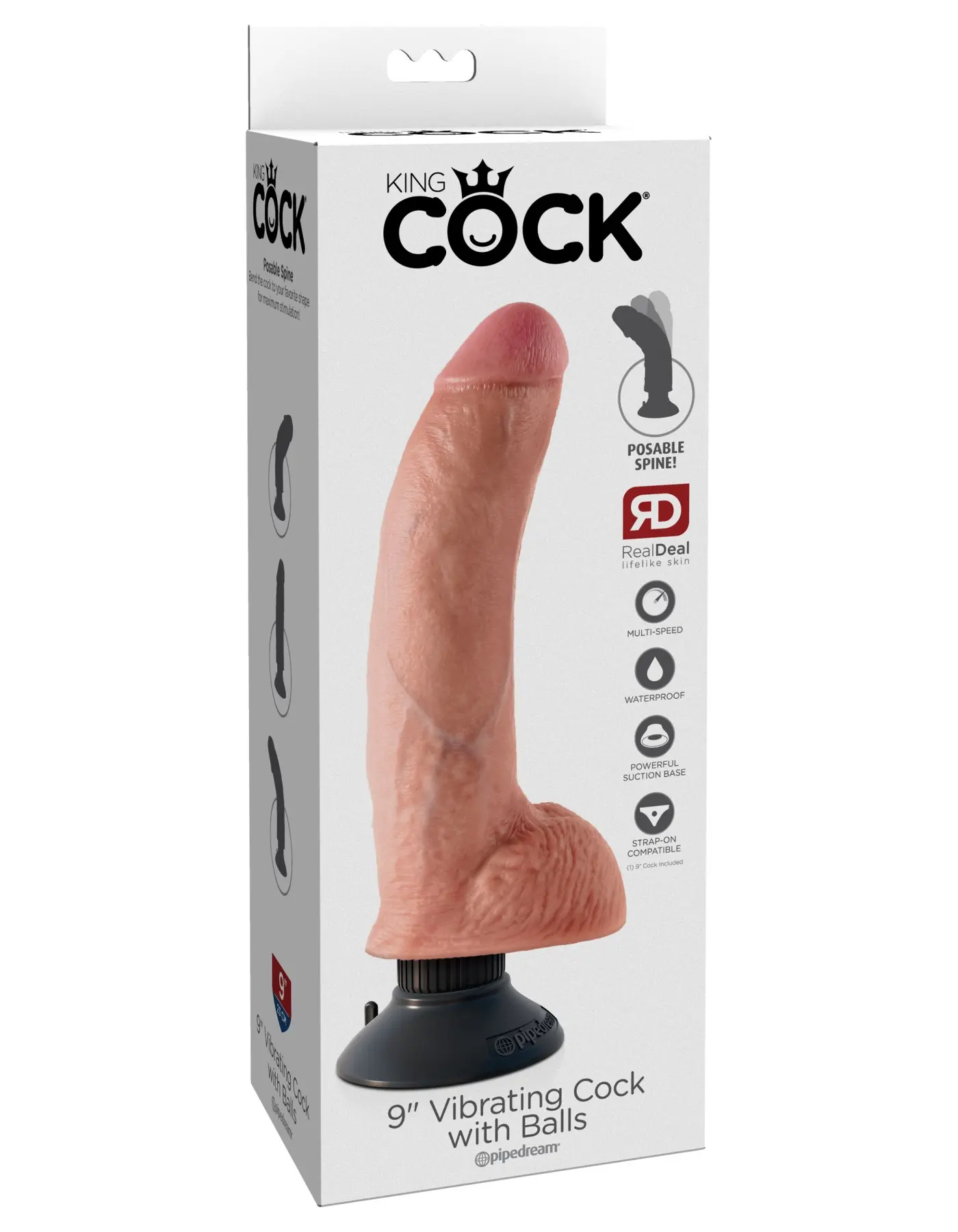 Vibrador Realista Xtreme King Cock Con Bolas 9 - imagen 3